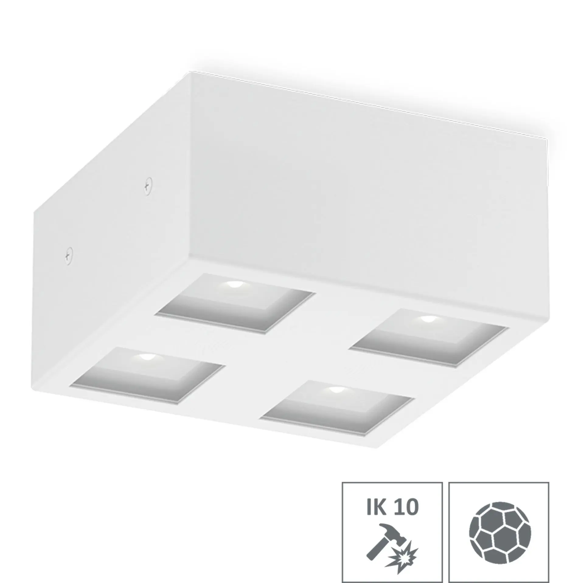 LED-Spot - LS4B (Ballwurfsicher) (IK10)