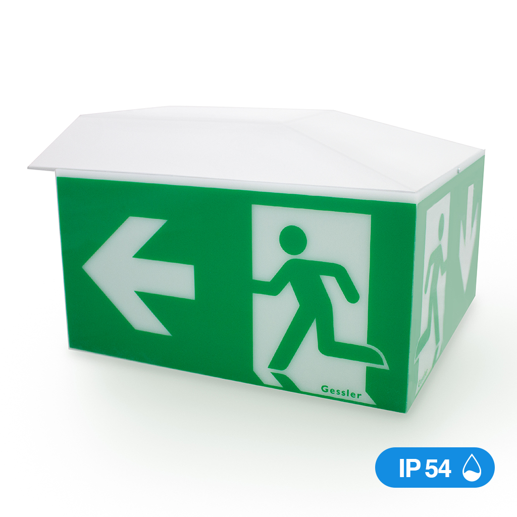 Cubo di segnaletica W35  IP54 - montaggio parete - W35W1230L10_IP54