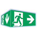 Cubo di segnaletica W35 - montaggio dell'occhiello - W35Ö1230L13