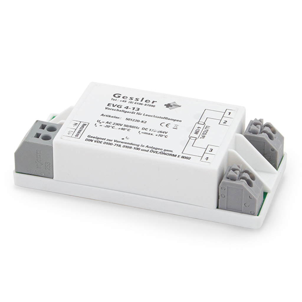 Alimentatore per lampade fluorescenti - installazione nella lampada - EVG 4-13 501220-K2
