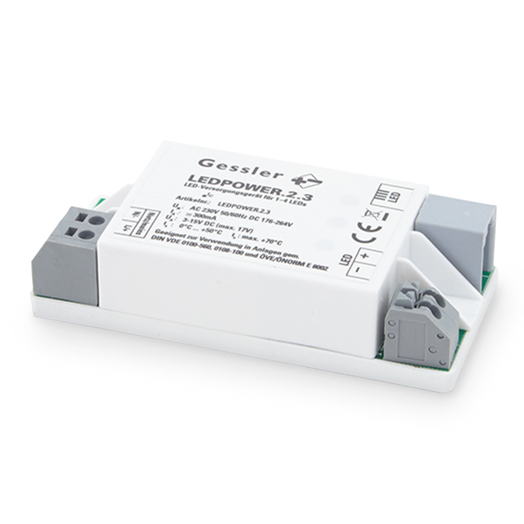 LED Driver 3-15 V 0.3 A - per D90, P90 - LEDPOWER.2.3