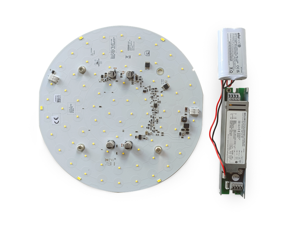 LED unità di sicurezza 1h - installazione nella lampada - PL-LEDFLAT-240BAT