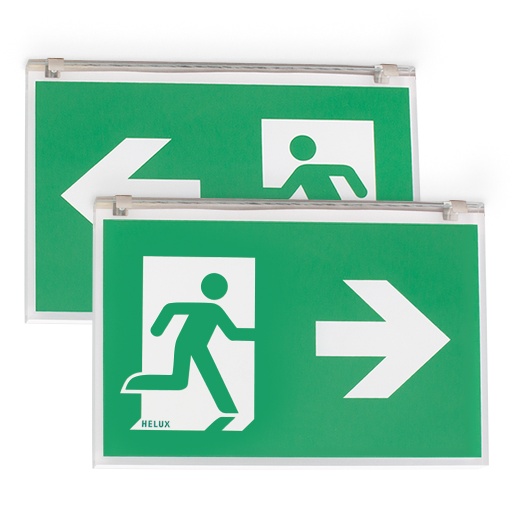 Piktogrammscheibe 30 m Pfeil links/rechts - zu DR4, DG3, DG6 - CH-DR250-IPLPR