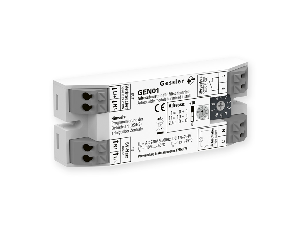 GENESIS Überwachungsbaustein (AC/DC) - Leuchteneinbau - GEN01