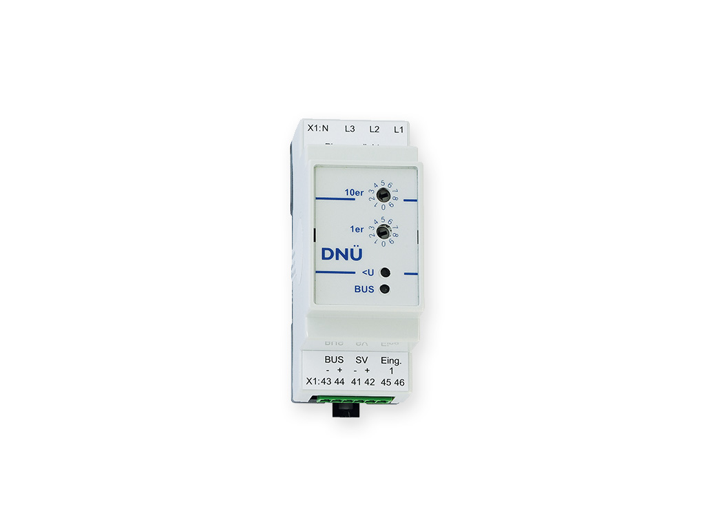 Dreiphasennetzüberwachung - Hutschienenmontage - MERLIN_DNÜ-MB
