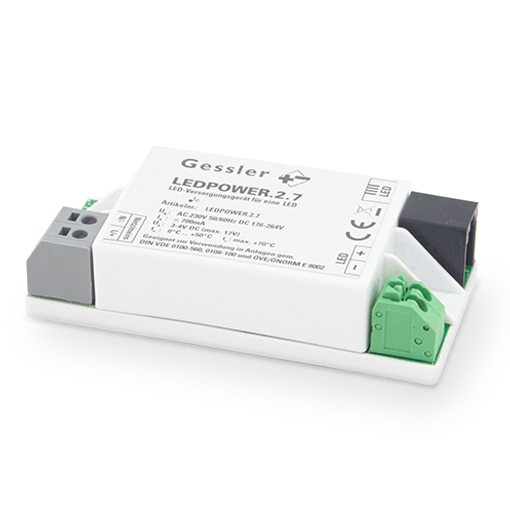 [16866] LED Konverter 3-4 V 0.7 A - zu LS, LA, PA, PS, A20, S01 - LEDPOWER.2.7