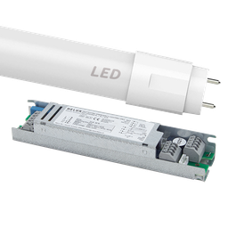 [17042] HOT SET elemento di soccorso con batteria ad asta - per tubo LED installazione nella lampada - HOT KM100S LT SET S