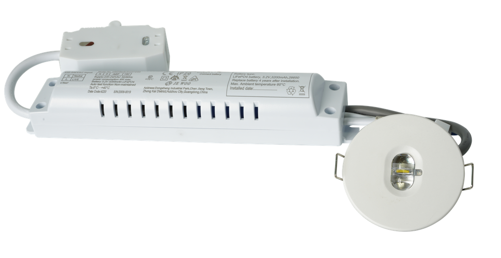 [19908] ALPHA II-55-S 1h - montaggio soffitto incassato - AL255SBAT