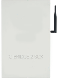 [20046] C-BRIDGE BOX 2 WL distributore di segnale - montaggio parete - MN.DR.BRD204
