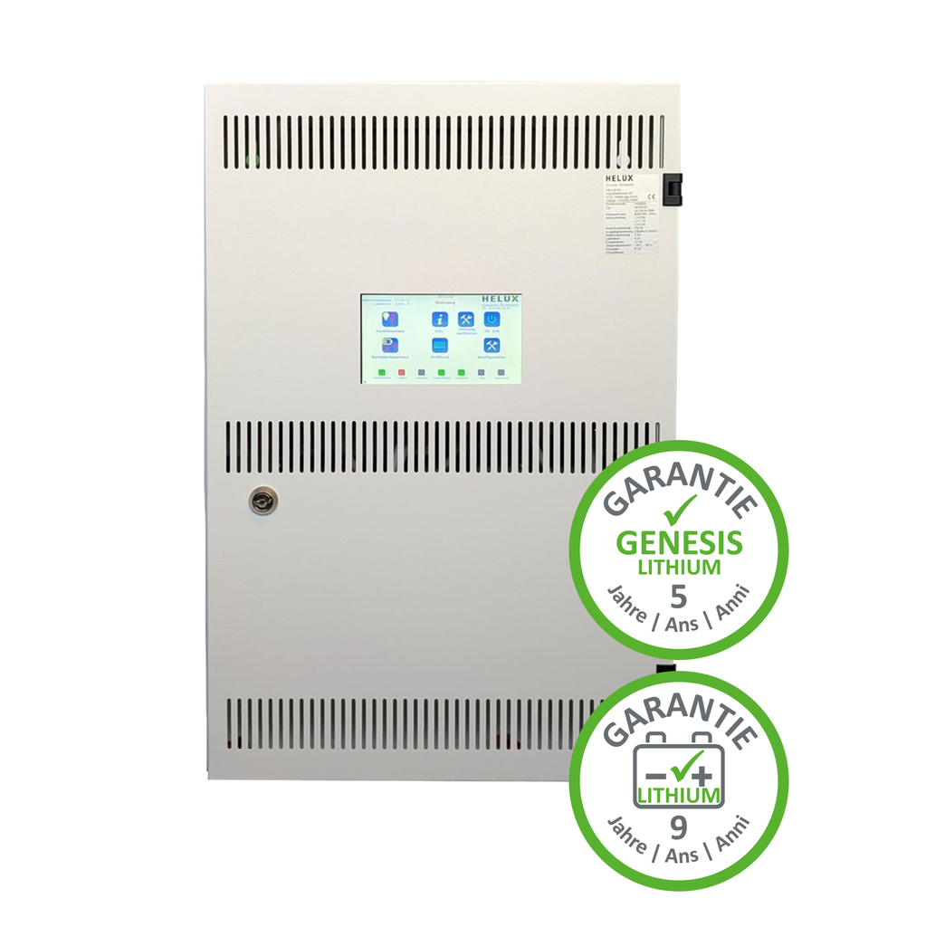 [20444] Sistema GENESIS LPS 24/230 Litio - 1 h / 8 cir. / 250 W - montaggio parete - GEN_LPS24_1.8.250 Li