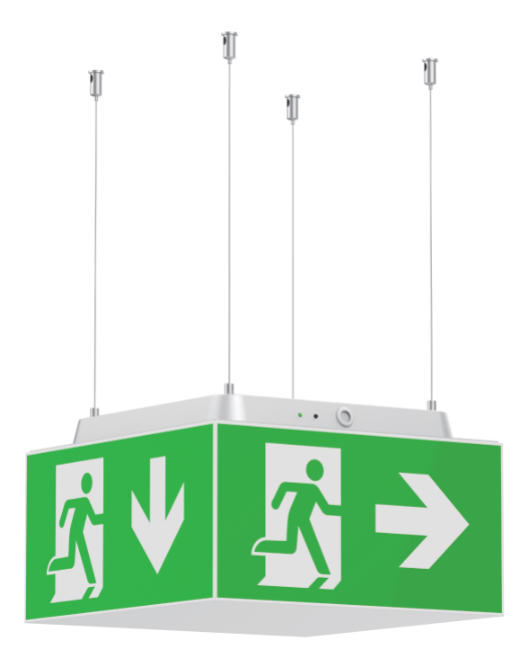 [20497] HECUBE HC34 EVG - montaggio soffitto a corde 1.5 m - HC34SEVG