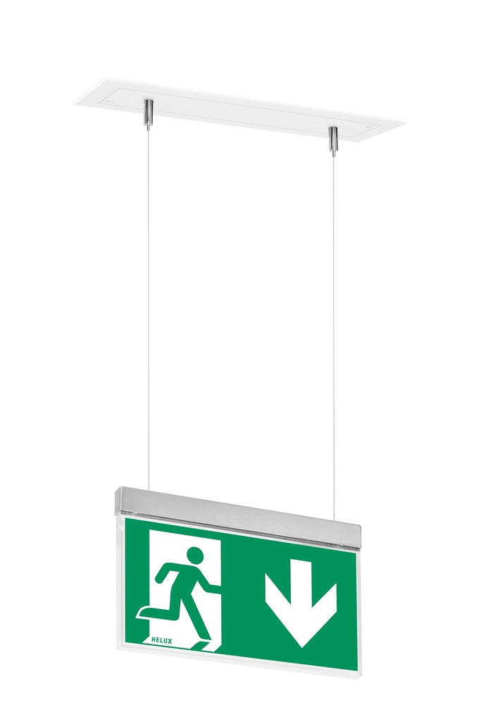 Display R91F - Seileinbaumontage 1.5 m - System mit Überwachung